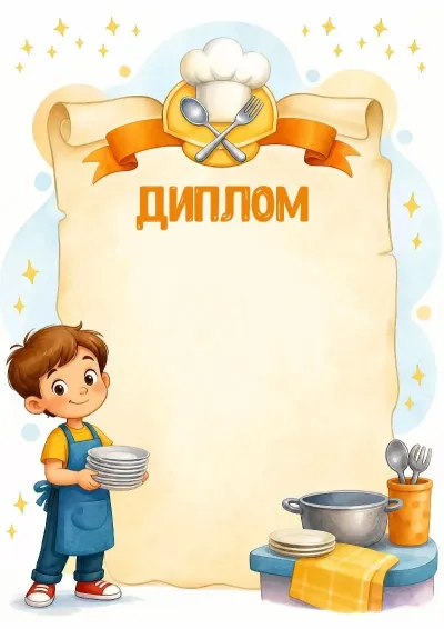 Шаблон диплома «Лучший дежурный»